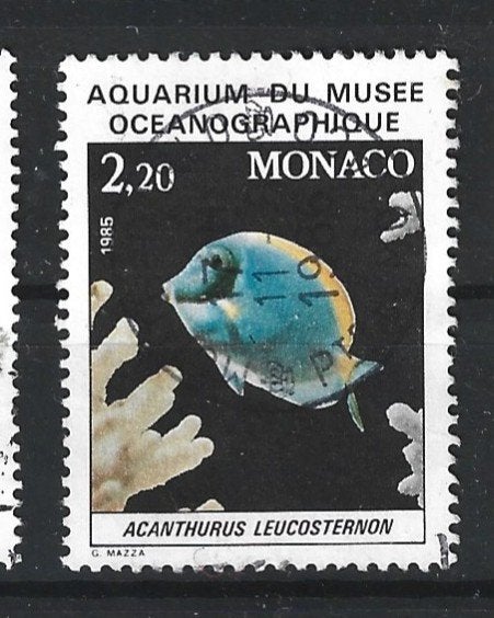 Mo 42 - 1985 - Monaco/Museum Aqarium, Ophalen of Verzenden, Monaco, Gestempeld