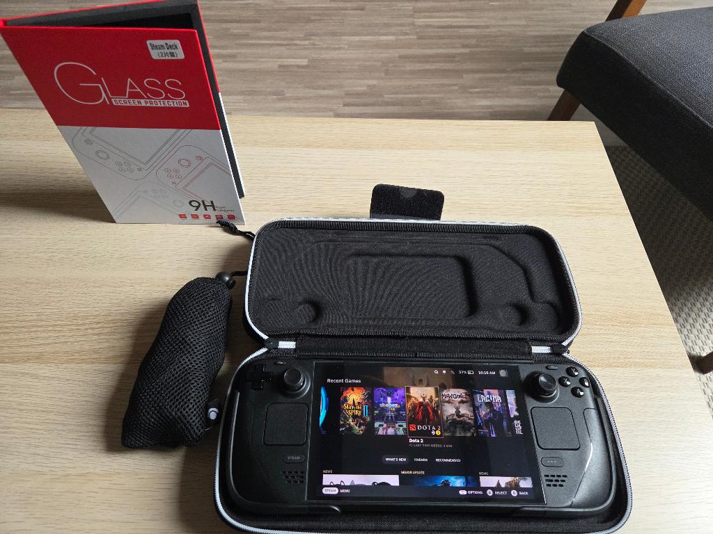 Steam Deck OLED 1TB + 256GB SD + Case + Screen protector, Spelcomputers en Games, Overige genres, 1 speler, Ophalen of Verzenden