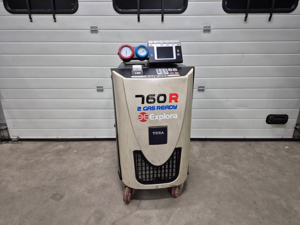 Texa 760R R134A koudemiddel airco vul machine / apparaat, Niet ingevuld, Niet ingevuld, Ophalen of Verzenden, Zo goed als nieuw