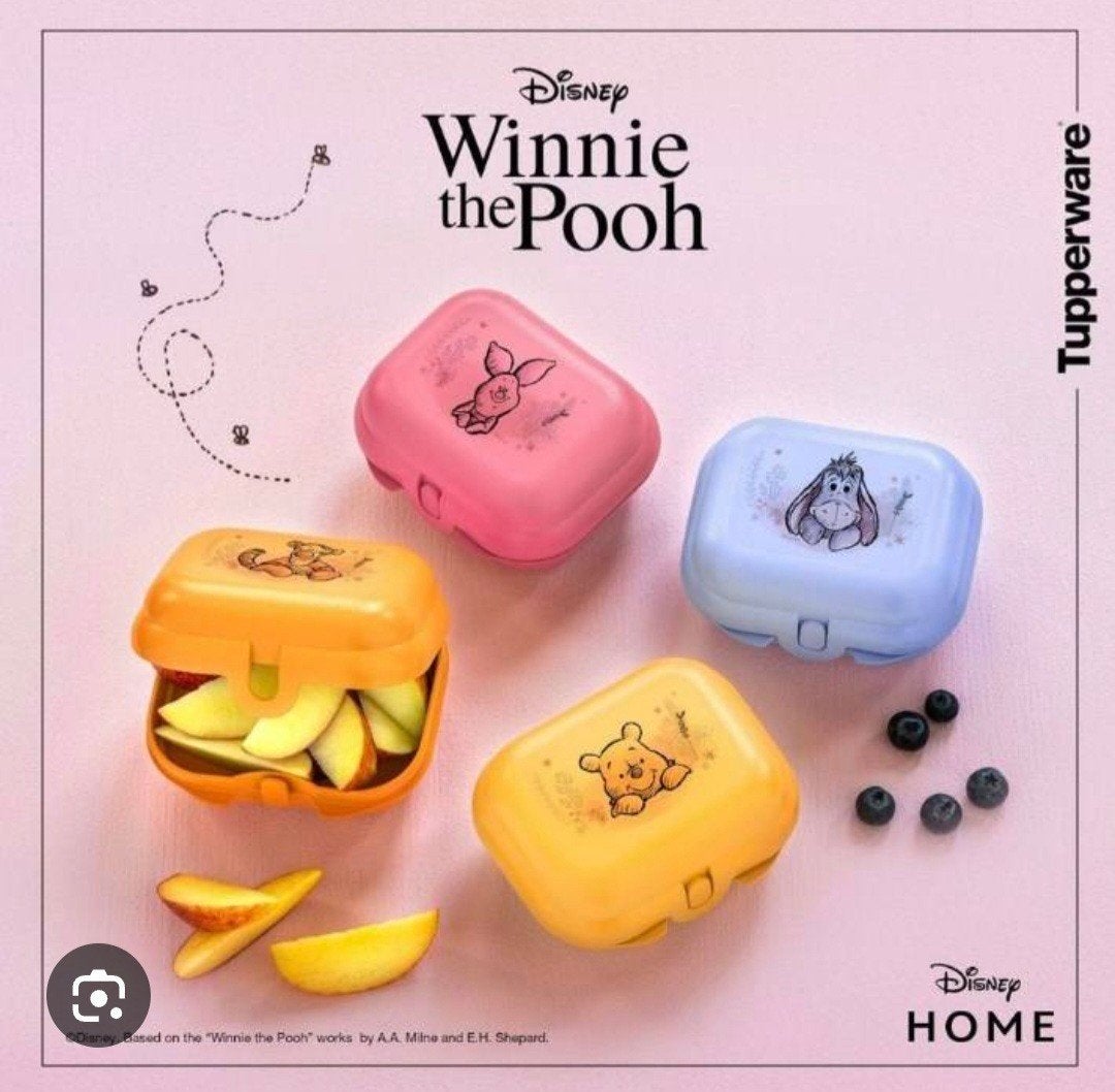 Tupperware Winnie the Pooh snackdoosjes, Ophalen of Verzenden, Nieuw, Overige typen, BPA-vrij