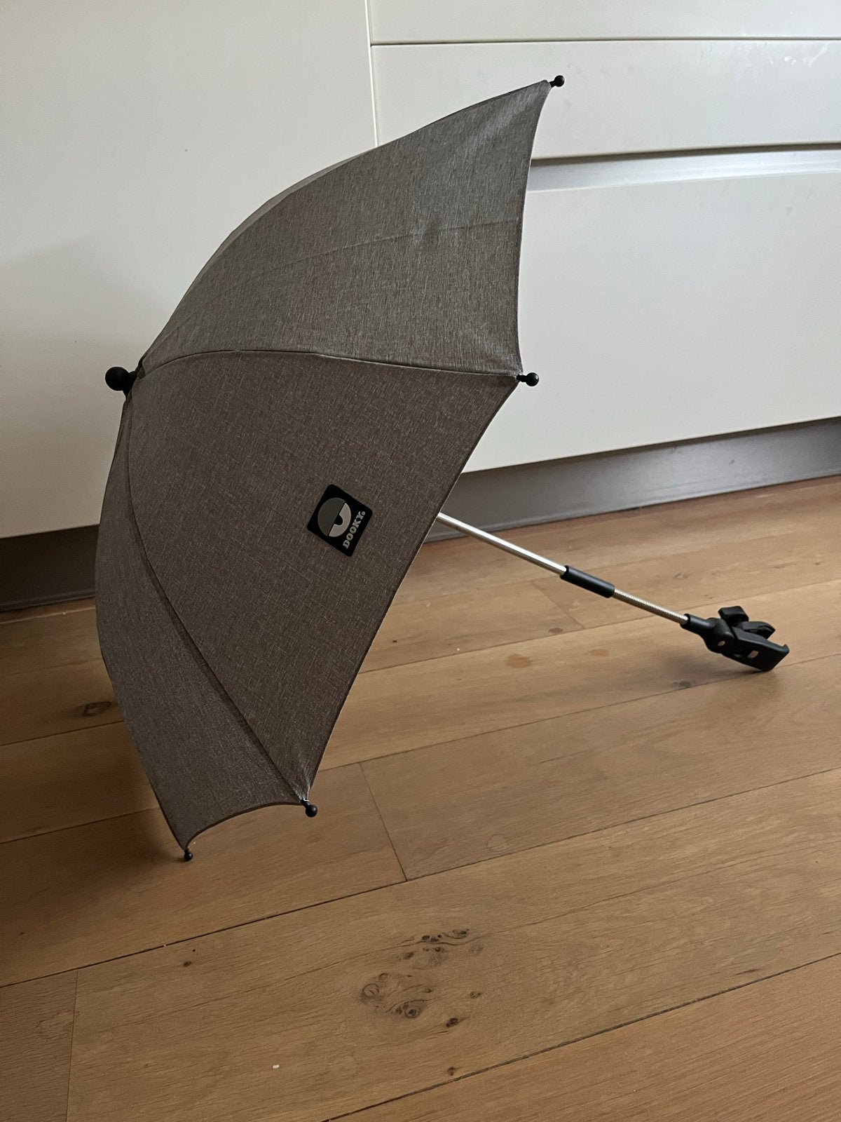 Dooky Zonneparaplu voor kinderwagen/buggy, Ophalen of Verzenden, Nieuw, Grijs
