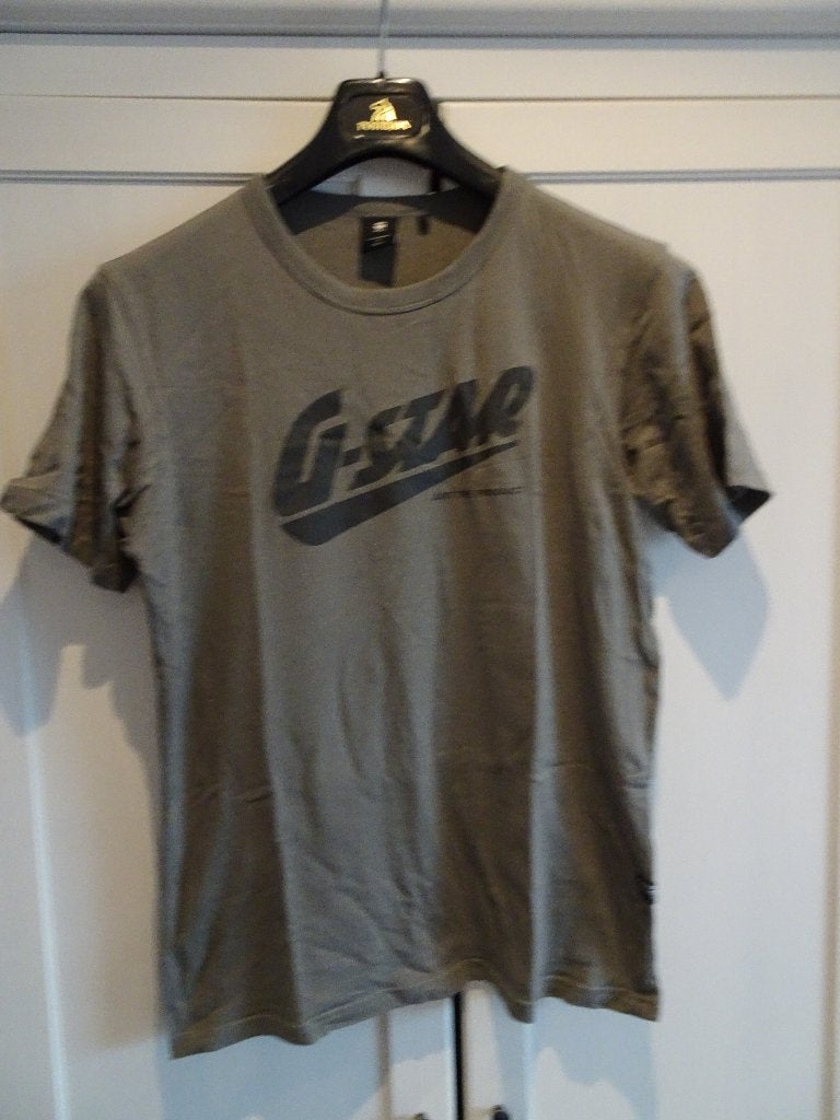 G-STAR RAW T-shirt Legergroen S z.g.a.n.  Casual Streetwear, G-Star Raw, Ophalen of Verzenden, Zo goed als nieuw, Groen