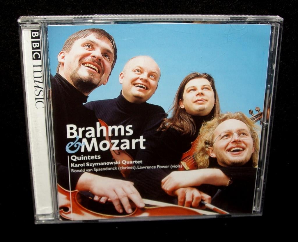 Brahms & Mozart - Quintets - Karol Szymanowski Quartet - Ron, Verzenden, Classicisme, Zo goed als nieuw, Overige typen