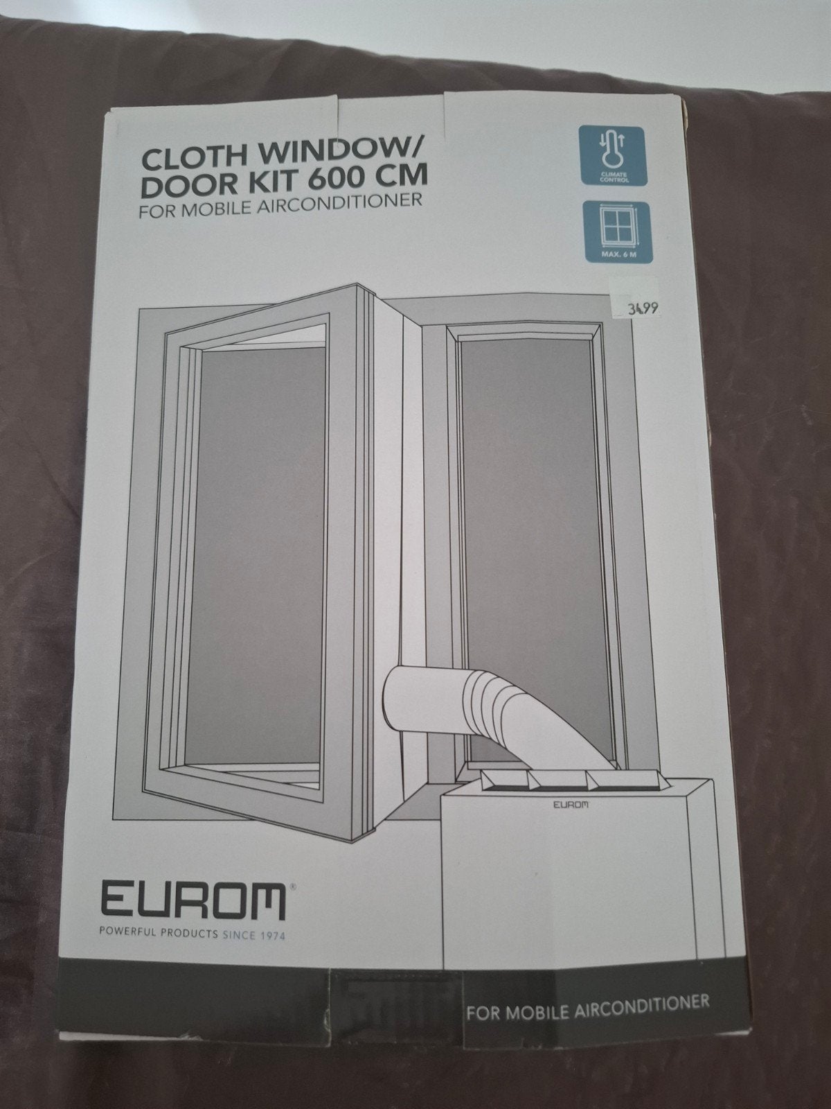 Eurom Raamafdichtingskit voor mobiele airco - 600 cm, Witgoed en Apparatuur, Ophalen of Verzenden, Zo goed als nieuw, Mobiele airco