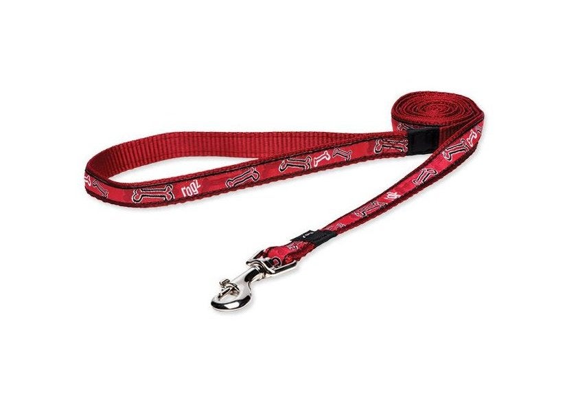 ROGZ Fancy Dress Nylon Hondenlijn Red Bone M 140 cm KOOPJE!, Ophalen of Verzenden, Nieuw, Hondenriem