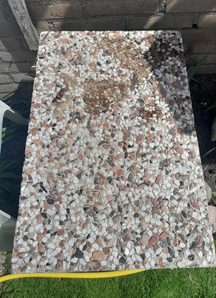 Terrastegel grindtegels 60x40 cm, Tuin en Terras, Tegels en Klinkers, Ophalen, Gebruikt, Beton, Terrastegels