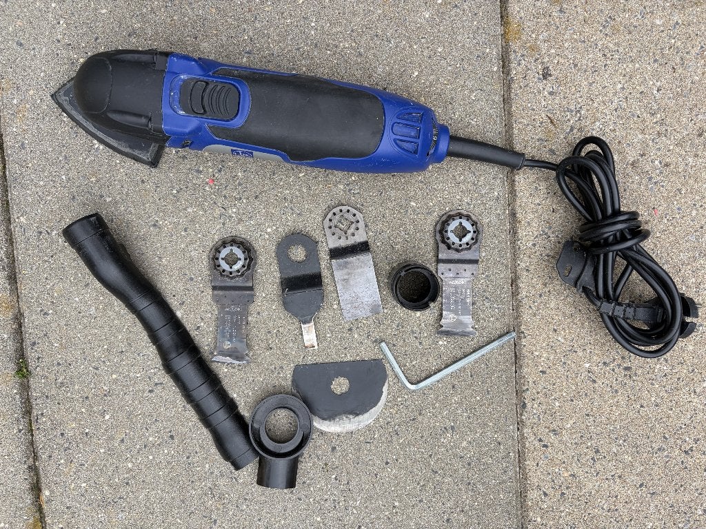 Lux-Tools schuurmachine. zagen, snijden, slijpen en schaven, Ophalen, Zo goed als nieuw