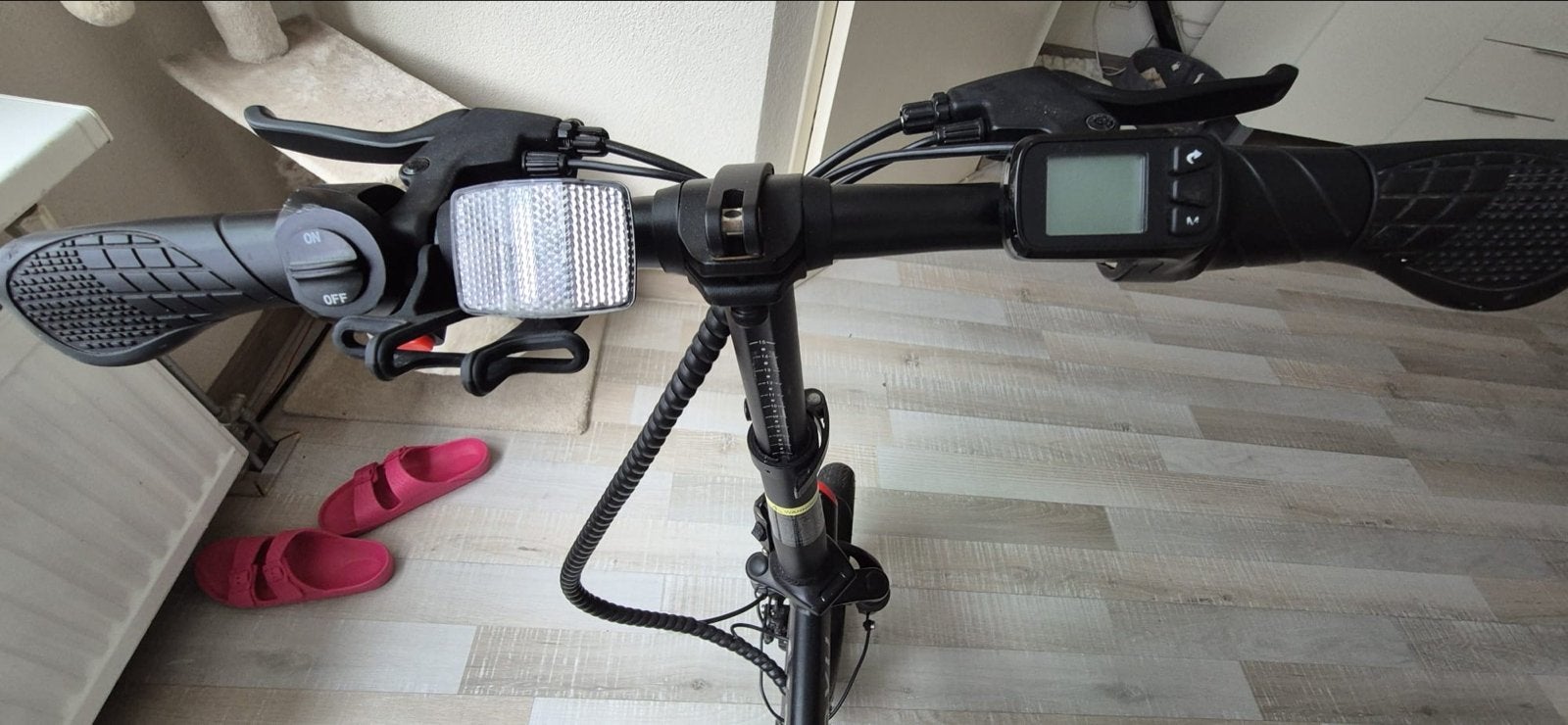 Opvouwbare elektrische fiets - E-bike, Fietsen en Brommers, Gebruikt, Minder dan 47 cm, 30 tot 50 km per accu, Ophalen