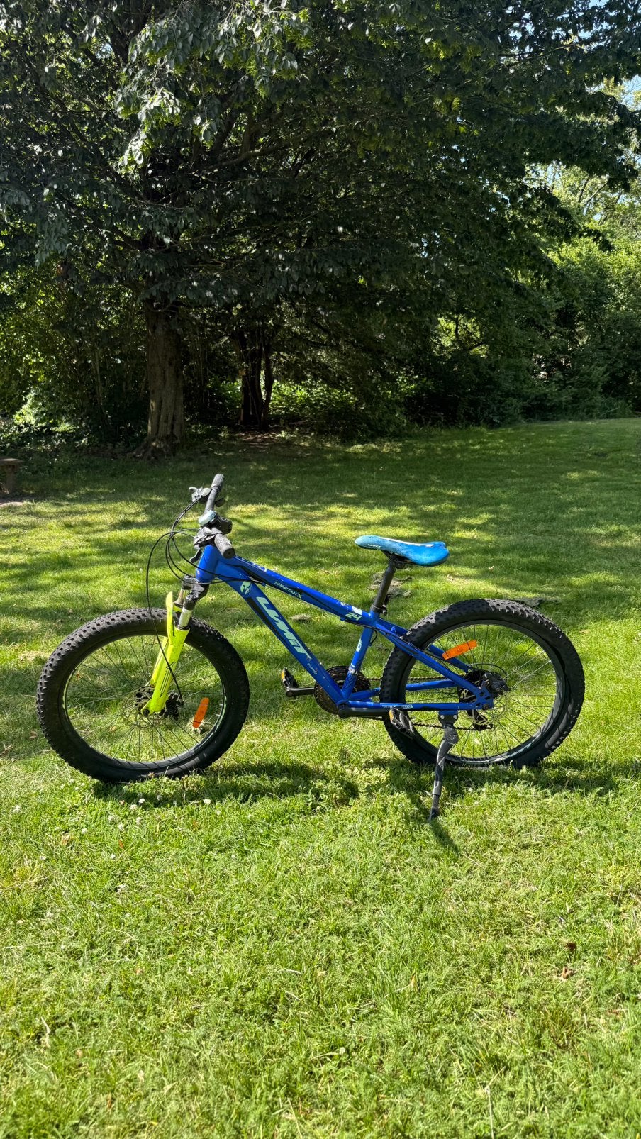 Mountenbike blauw, Fietsen en Brommers, Ophalen of Verzenden, Zo goed als nieuw, Staal, 24 inch of meer