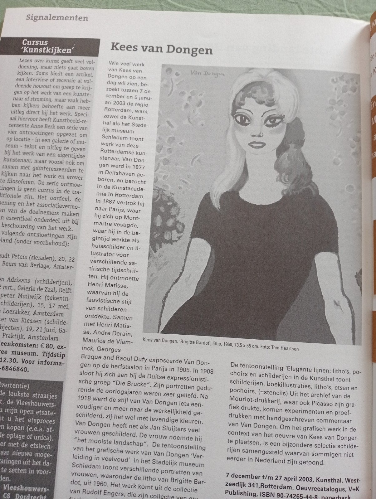 Kunstbeeld Tijdschrift nr 12/01 2002/2003 - Redelijke Staat, Ophalen of Verzenden, Gelezen