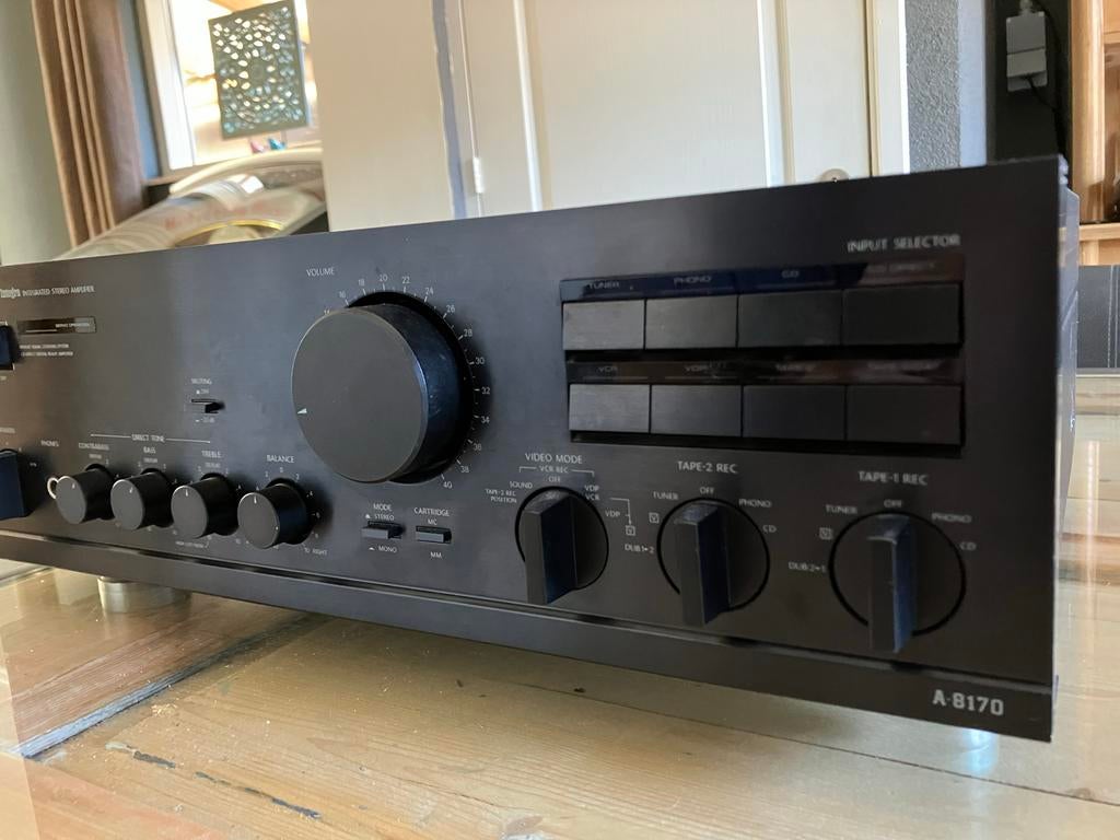 Onkyo Integra A-8170 Stereo Versterker - Vintage Audio, Audio, Tv en Foto, Gebruikt, Ophalen of Verzenden, 120 watt of meer, Stereo