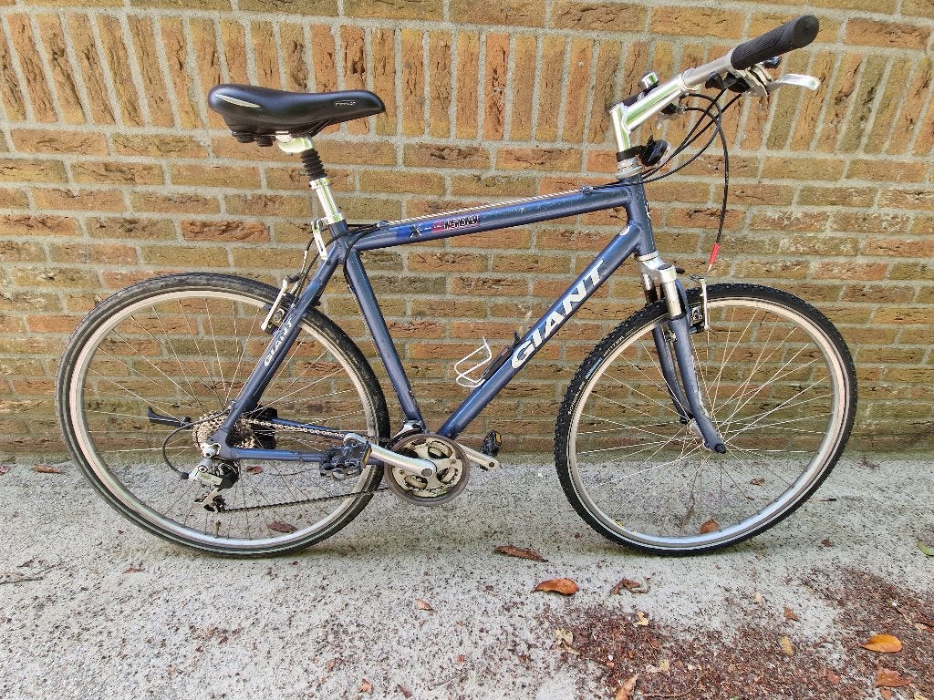GIANT 28 inch Mountainbike, Ophalen, Gebruikt, Hardtail, Velgrem