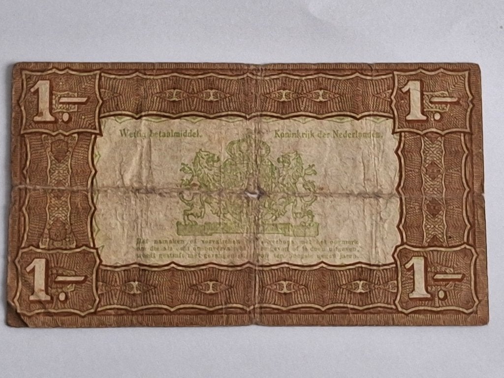 Zilverbon, Postzegels en Munten, Ophalen of Verzenden, 1 gulden, Los biljet