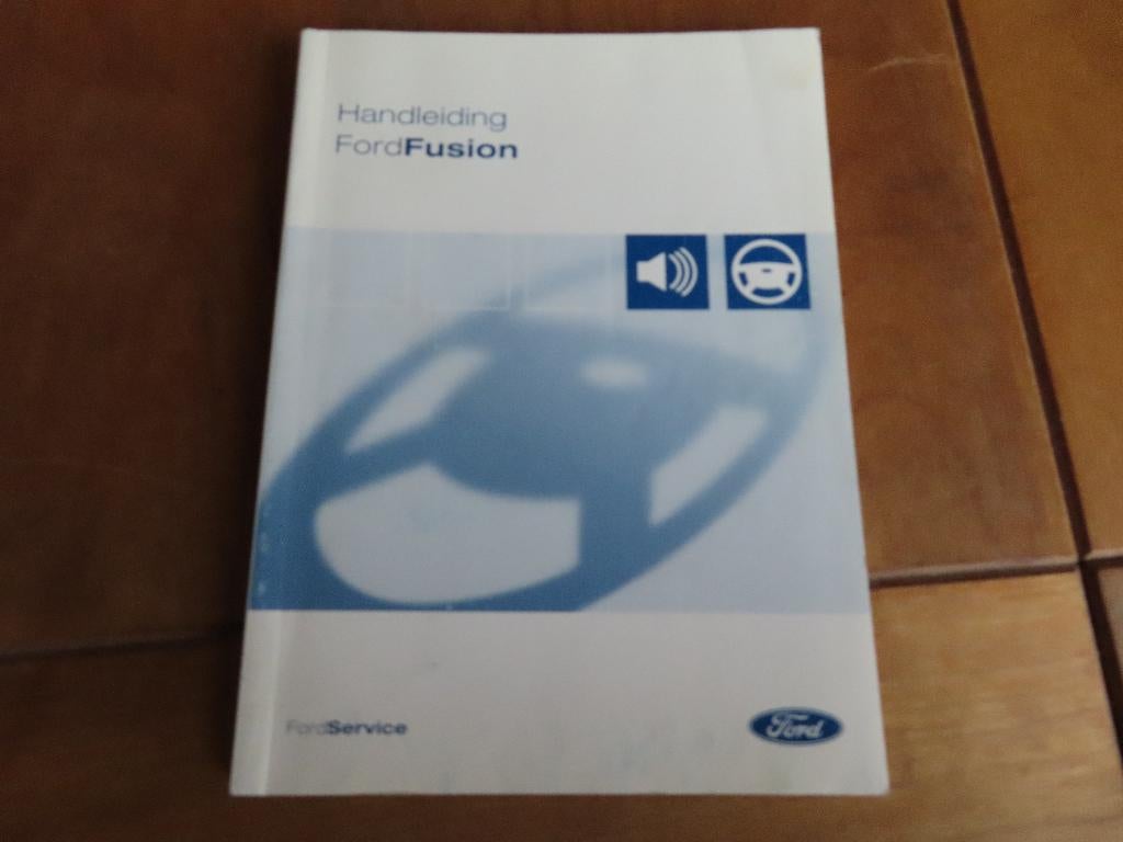 Instructieboek Ford Fusion 2004 incl. audio, mooie staat!, Ophalen of Verzenden