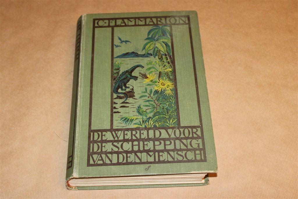 De Wereld vóór de Schepping — Flammarion — 300 Gravures, Antiek en Kunst, Ophalen of Verzenden