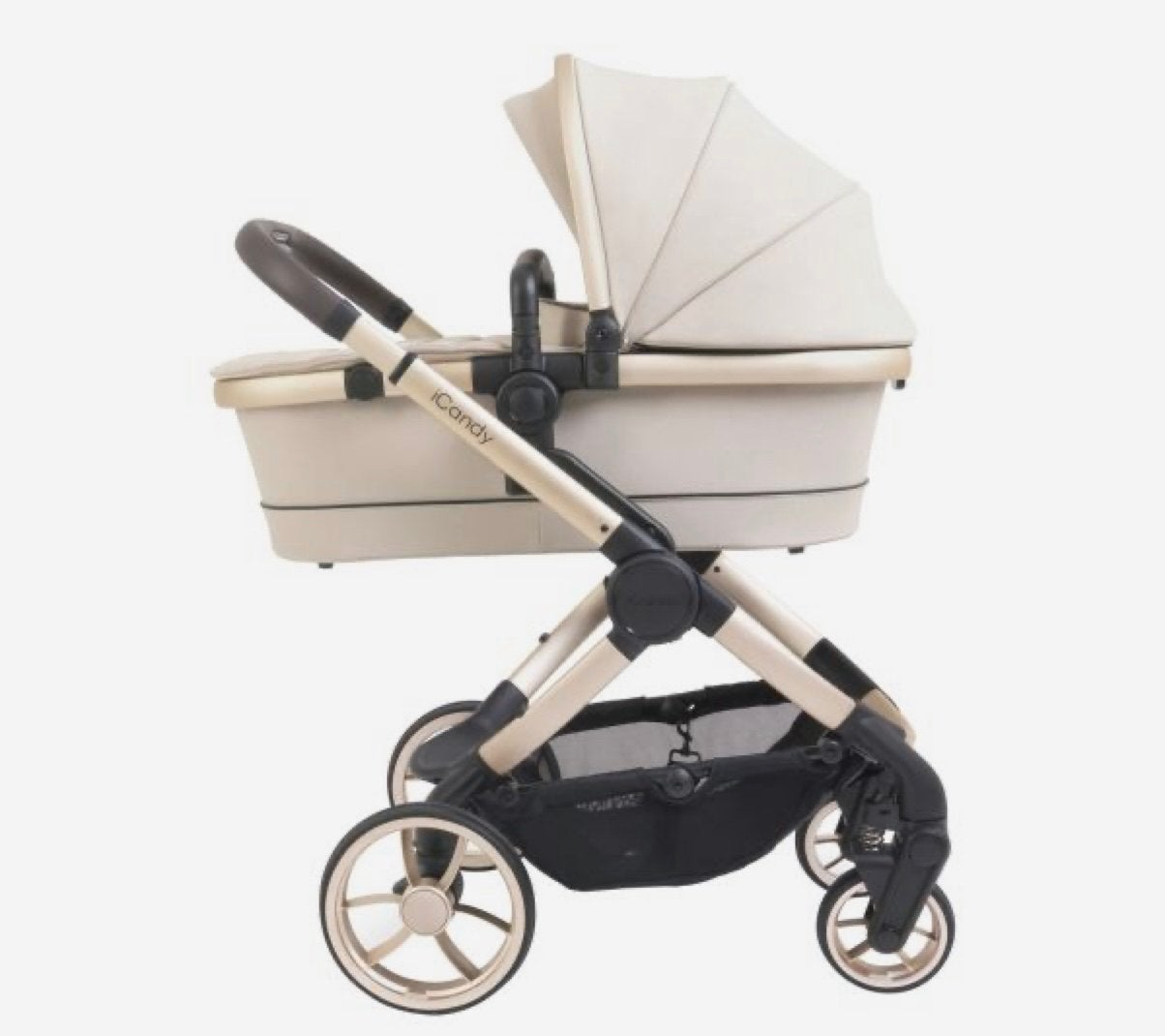 iCandy Peach 7 Combiwagen - Biscotti, Zo goed als nieuw, Combiwagen, Met reiswieg, Ophalen