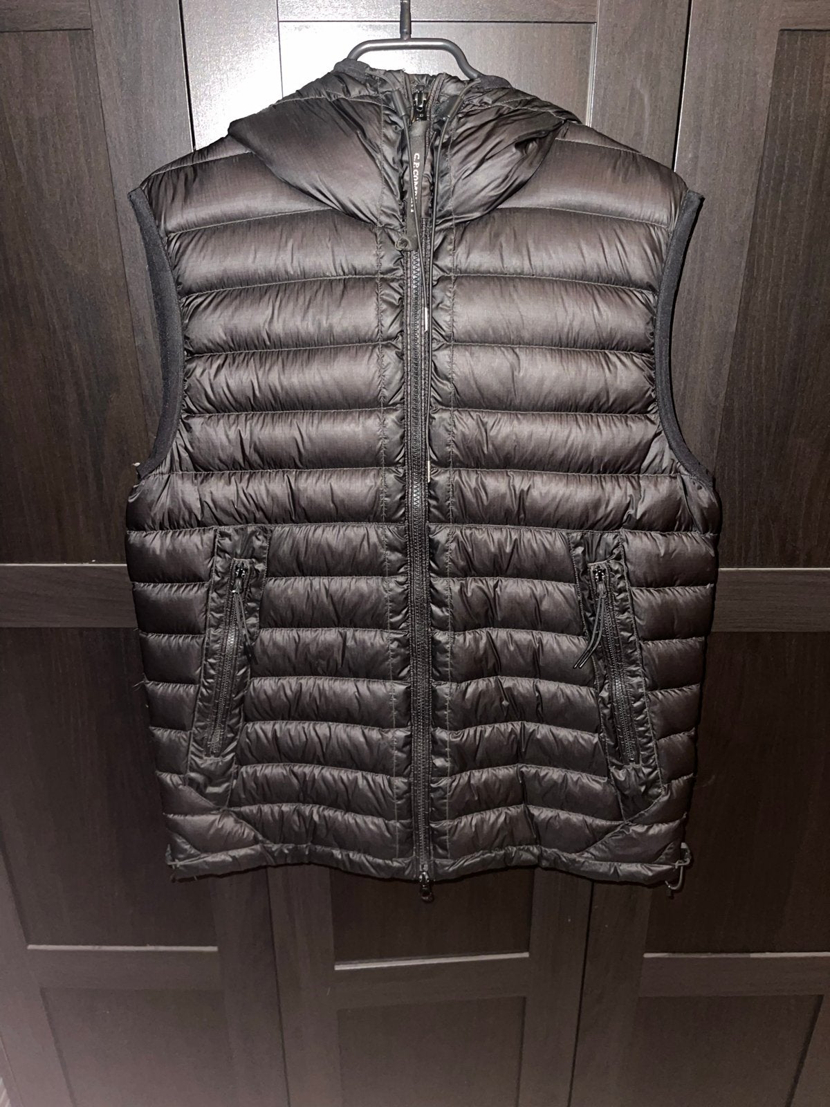 CP Company DD Shell Bodywarmer met Goggles Zwart, Ophalen of Verzenden, Zo goed als nieuw, Maat 36 (S), Zwart