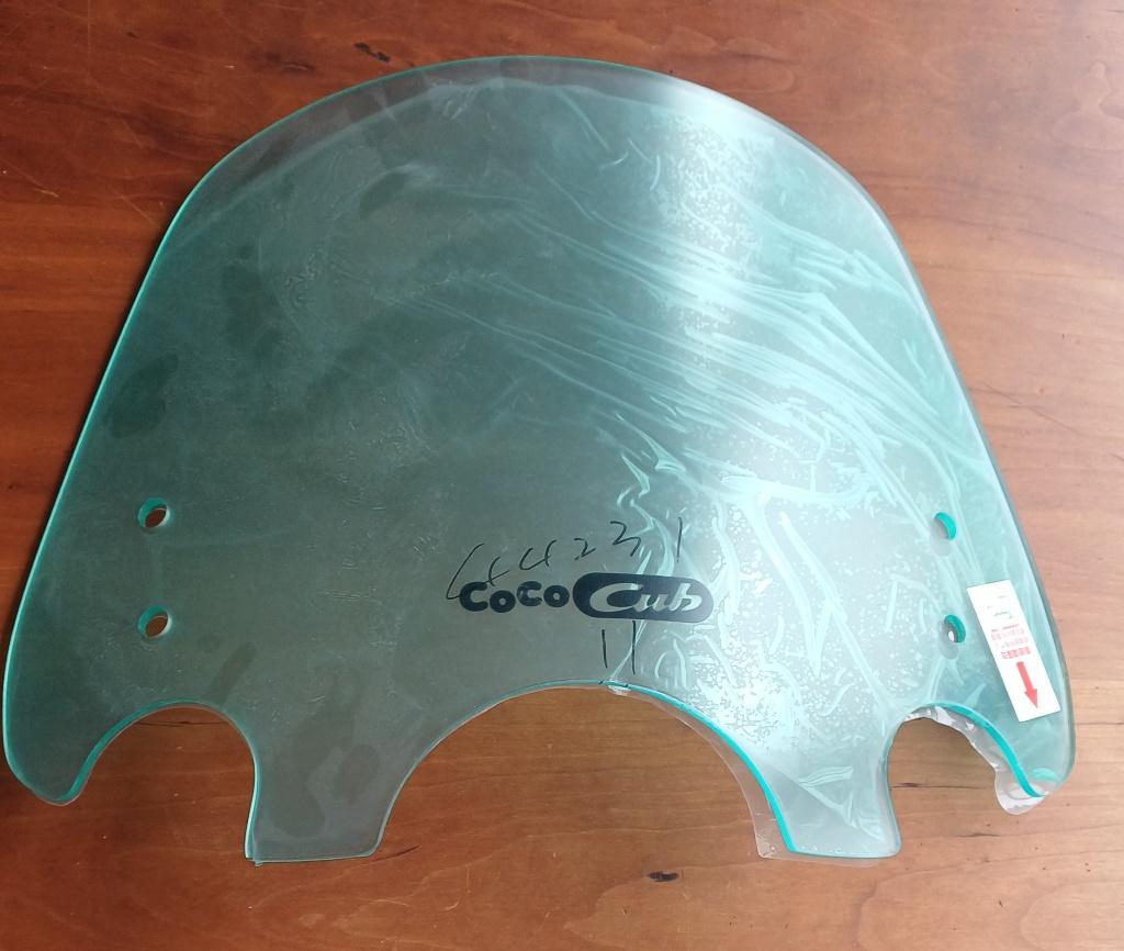 voorruit Coco Cub + montage materiaal ( Honda C50 cub ), Ophalen of Verzenden, Zo goed als nieuw, Overige typen, Overige merken