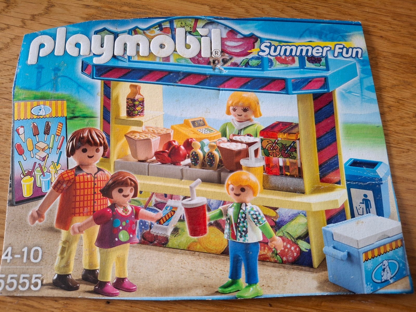 Playmobil Summer Fun IJssalon/Drankkraam met figuren, Ophalen of Verzenden, Gebruikt, Jongen of Meisje