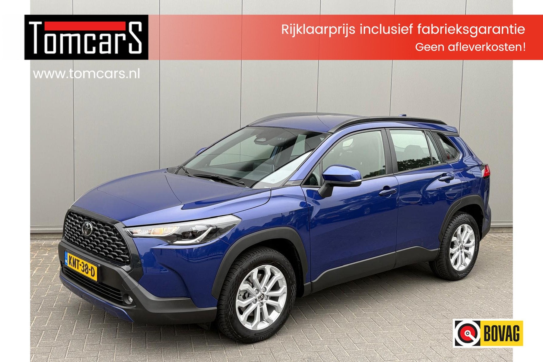 Toyota Corolla Cross Hybrid 140PK Automaat Carplay-android/P, 12 maanden, Stof, Gebruikt, Blauw