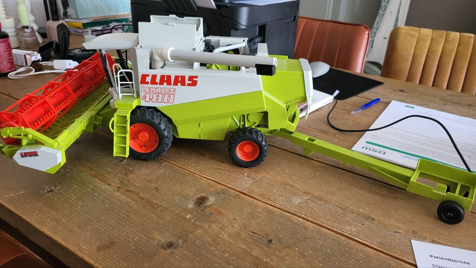 Claas Lexion 480 Maaidorser Speelgoedmodel, Ophalen of Verzenden, Gebruikt
