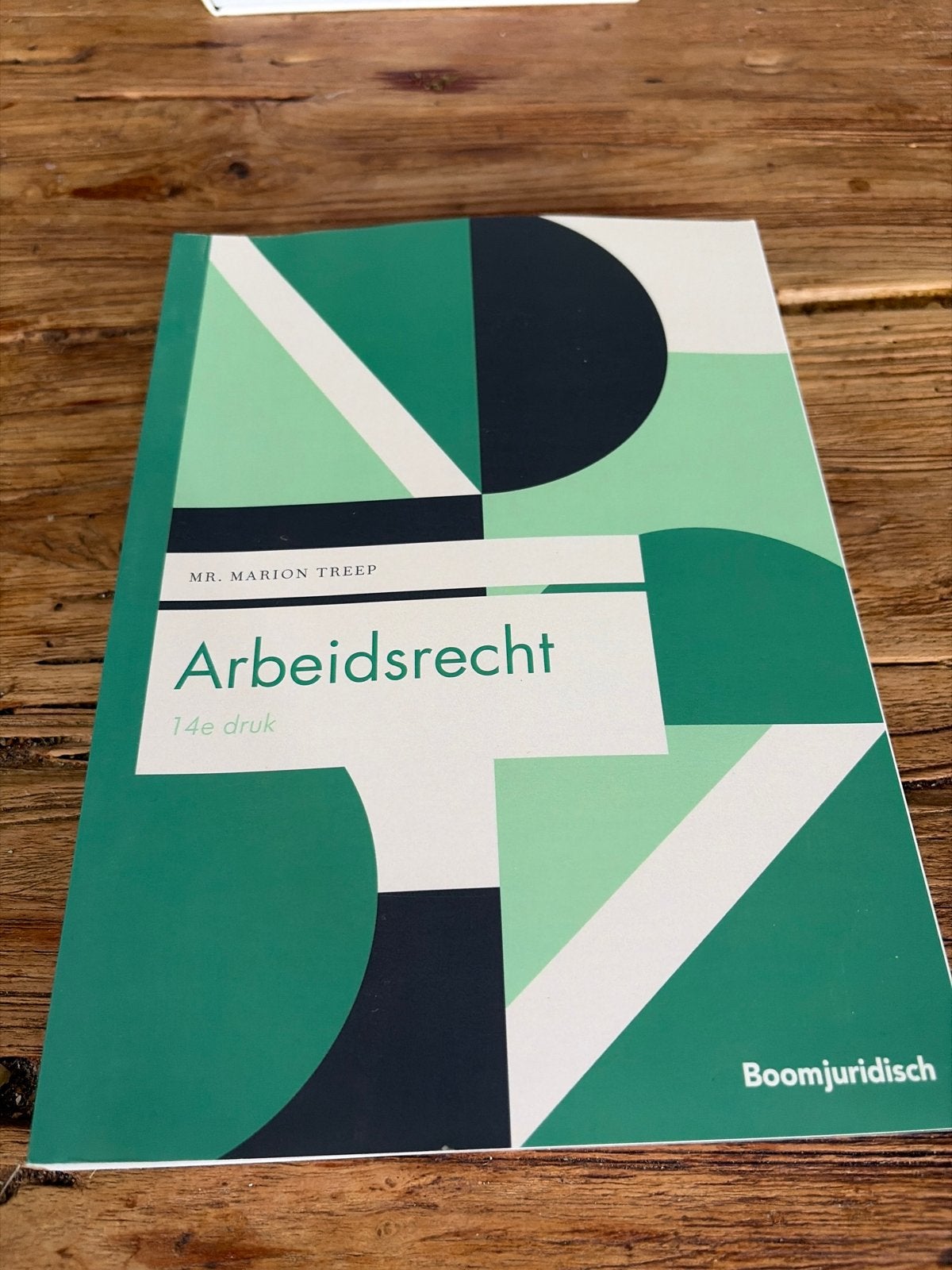 Arbeidsrecht 14e druk - Mr. Marion Treep, Ophalen of Verzenden, Gamma, Zo goed als nieuw, HBO