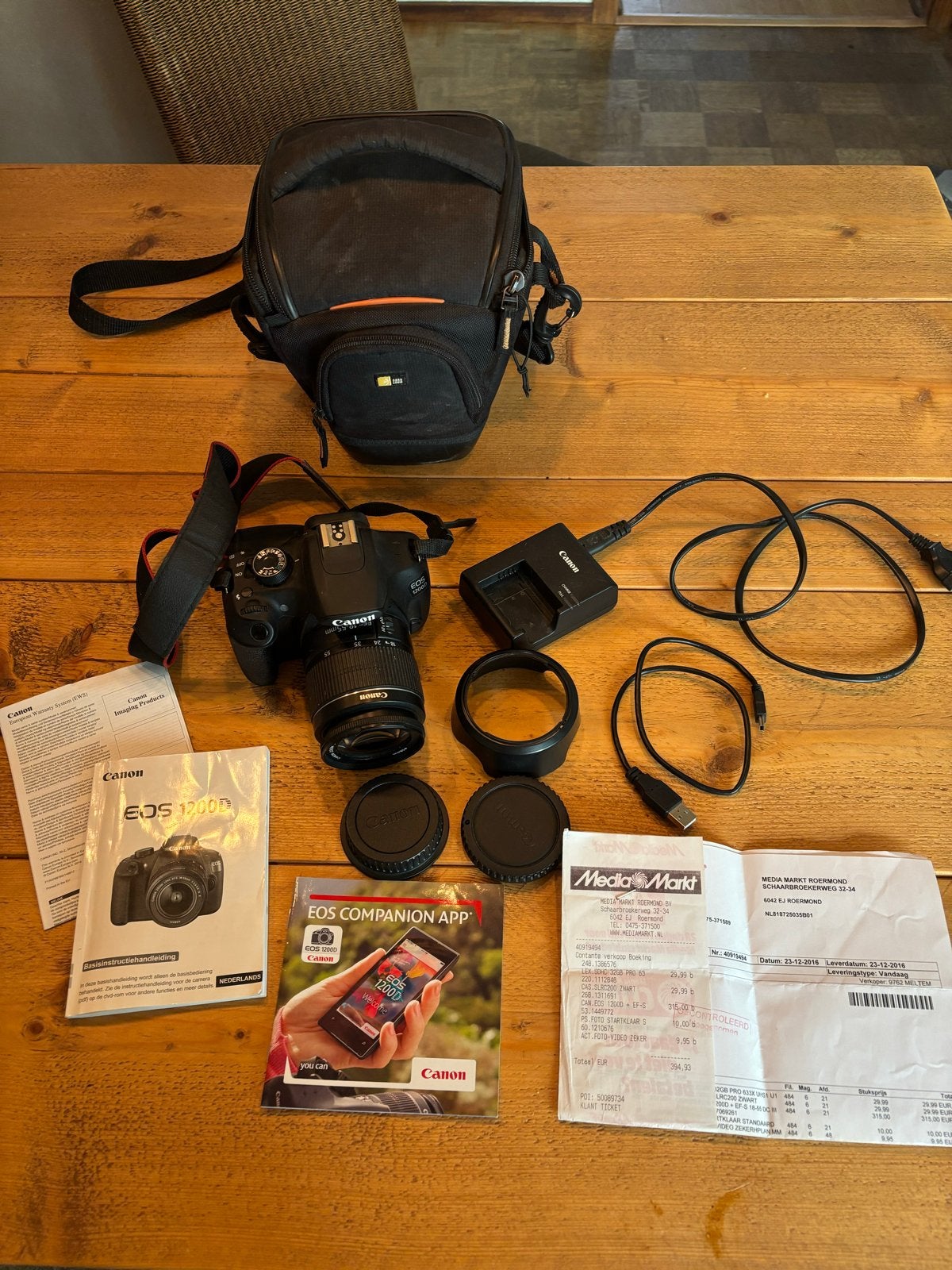 Canon EOS 1200D Spiegelreflexcamera, Ingebouwde flitser, Spiegelreflex, Canon, Ophalen of Verzenden