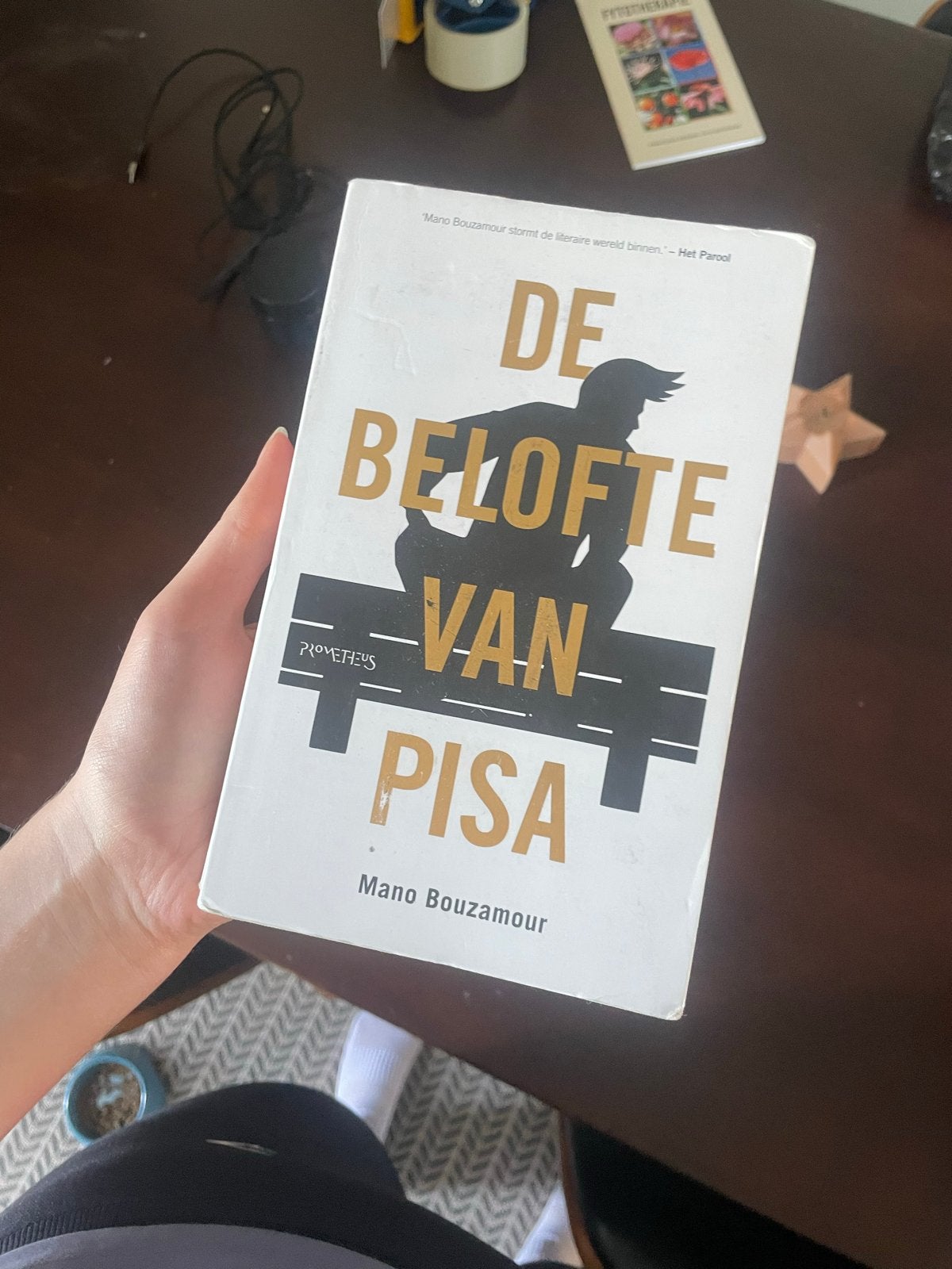 De Belofte van Pisa - Mano Bouzamour (Roman), Ophalen of Verzenden, Gelezen, Nederland