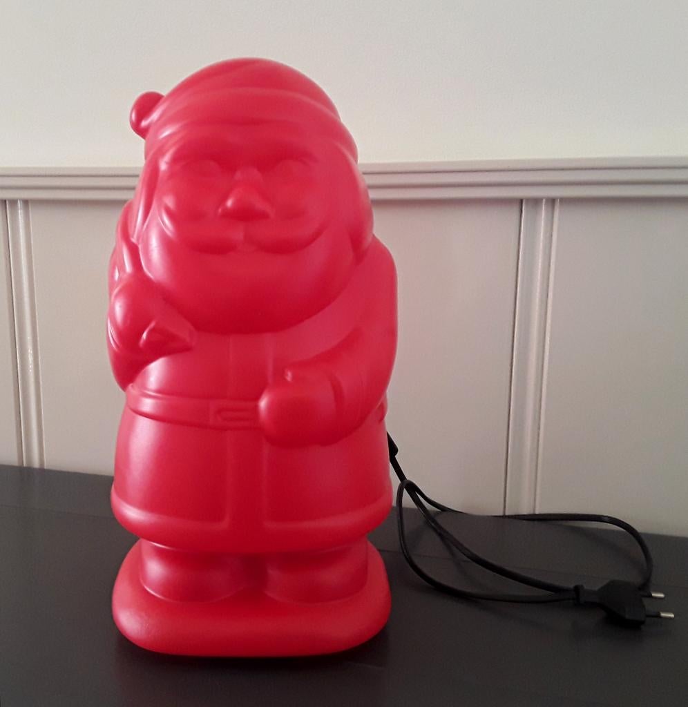 Kabouter lamp kabouterlamp rood rode verlichting, 34 cm hoog, Ophalen of Verzenden, Nieuw, Kunststof, Minder dan 50 cm
