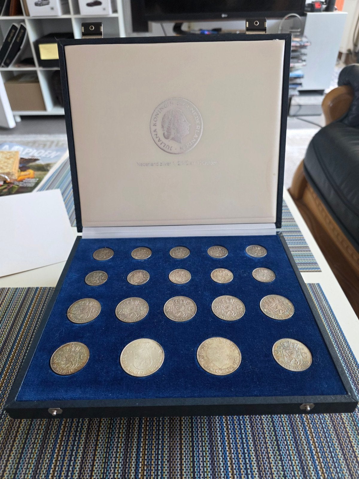 Set van 19 zilveren munten, Postzegels en Munten, Munten | Nederland, Ophalen of Verzenden
