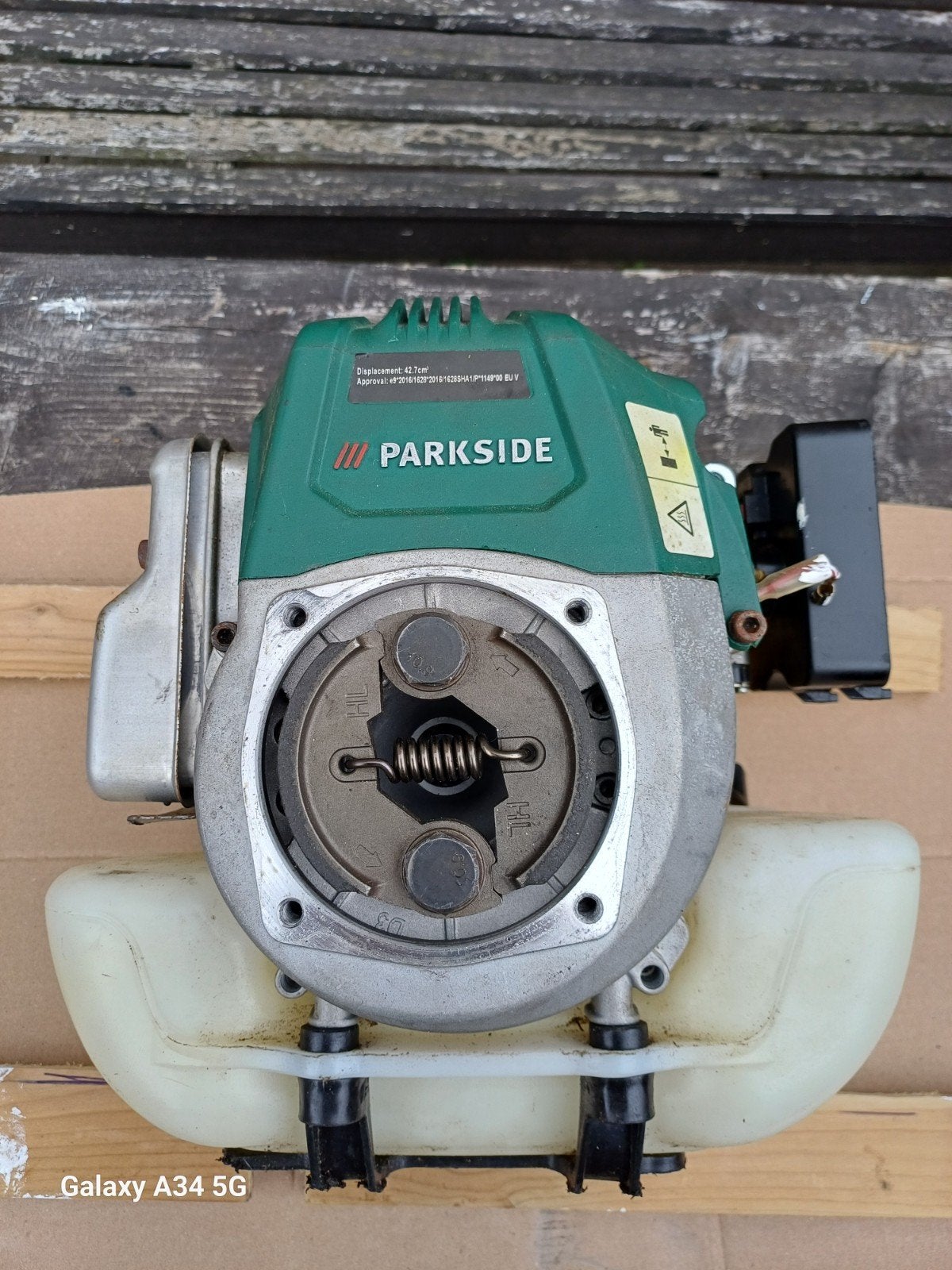 Parkside tweetakt bosmaaier motorblok - PBK 4 A1, Ophalen of Verzenden, Gebruikt, Benzine, Parkside