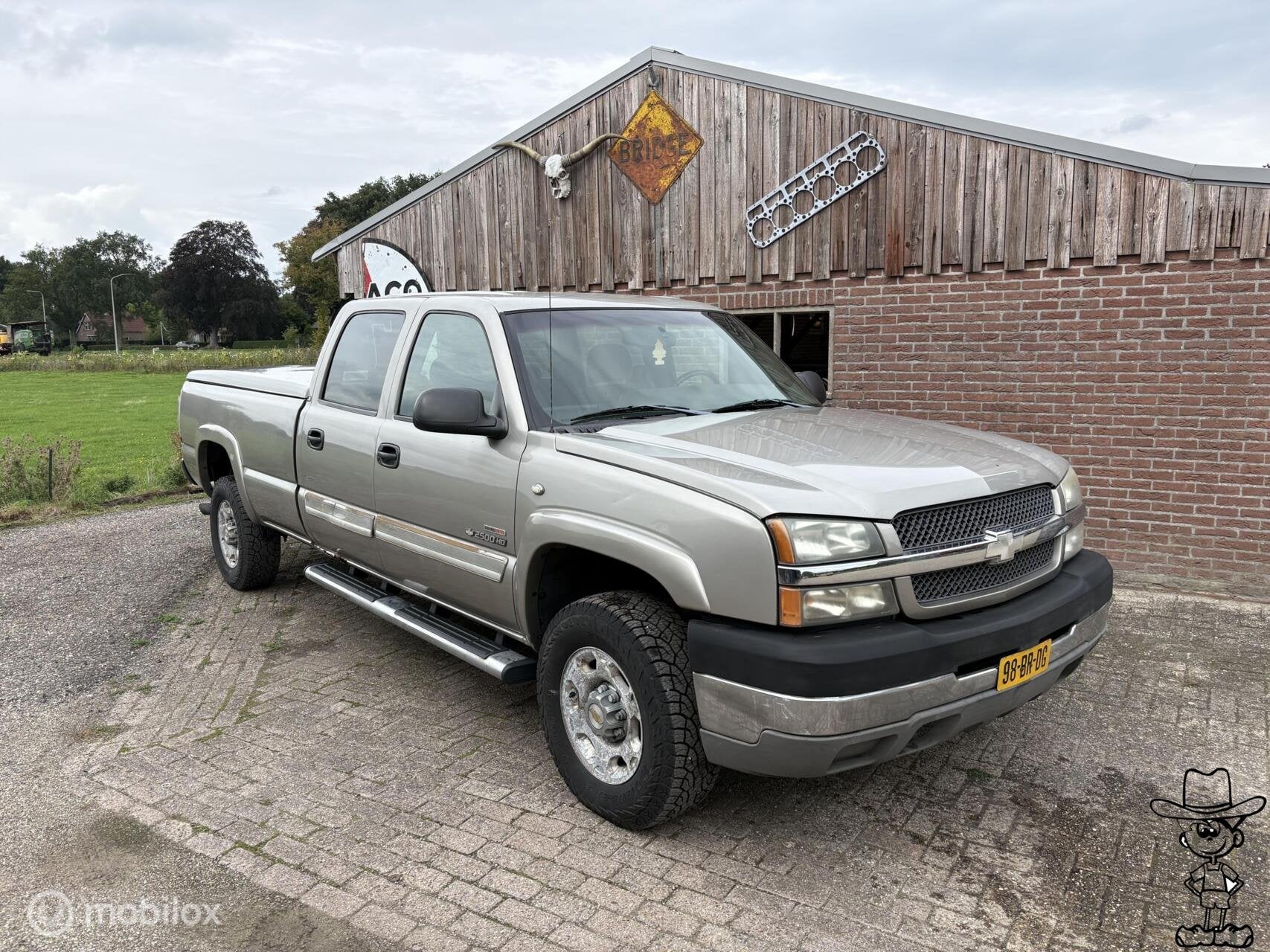 Chevrolet USA silverado 2500HD Duramax diesel 4x4 crewcab, Auto's, 3010 kg, 8 cilinders, Chevrolet, 2827 kg