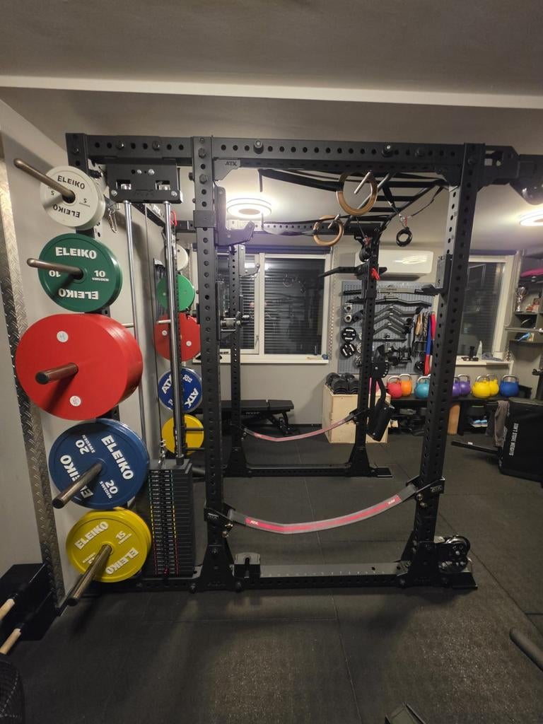 ATX PRX-820 Power Rack + Lat Pulley + Attachments, Ophalen of Verzenden, Zo goed als nieuw, Overige typen