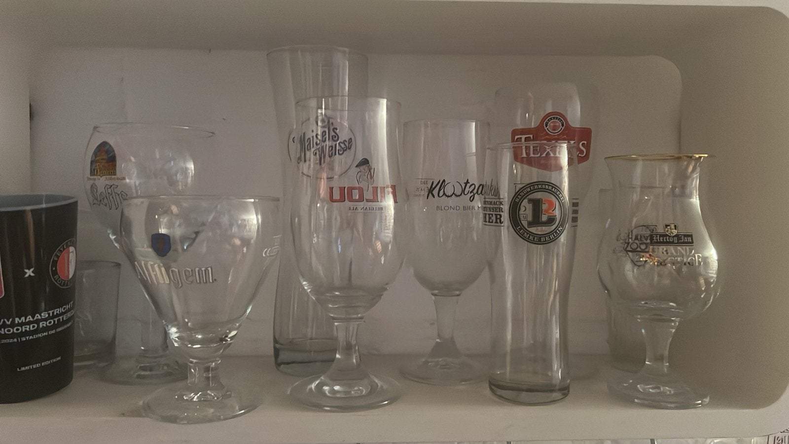 Bierglazen collectie: Warsteiner, Lindeboom, Koning Ludwig, Ophalen, Meerkleurig, Overige merken, Glas