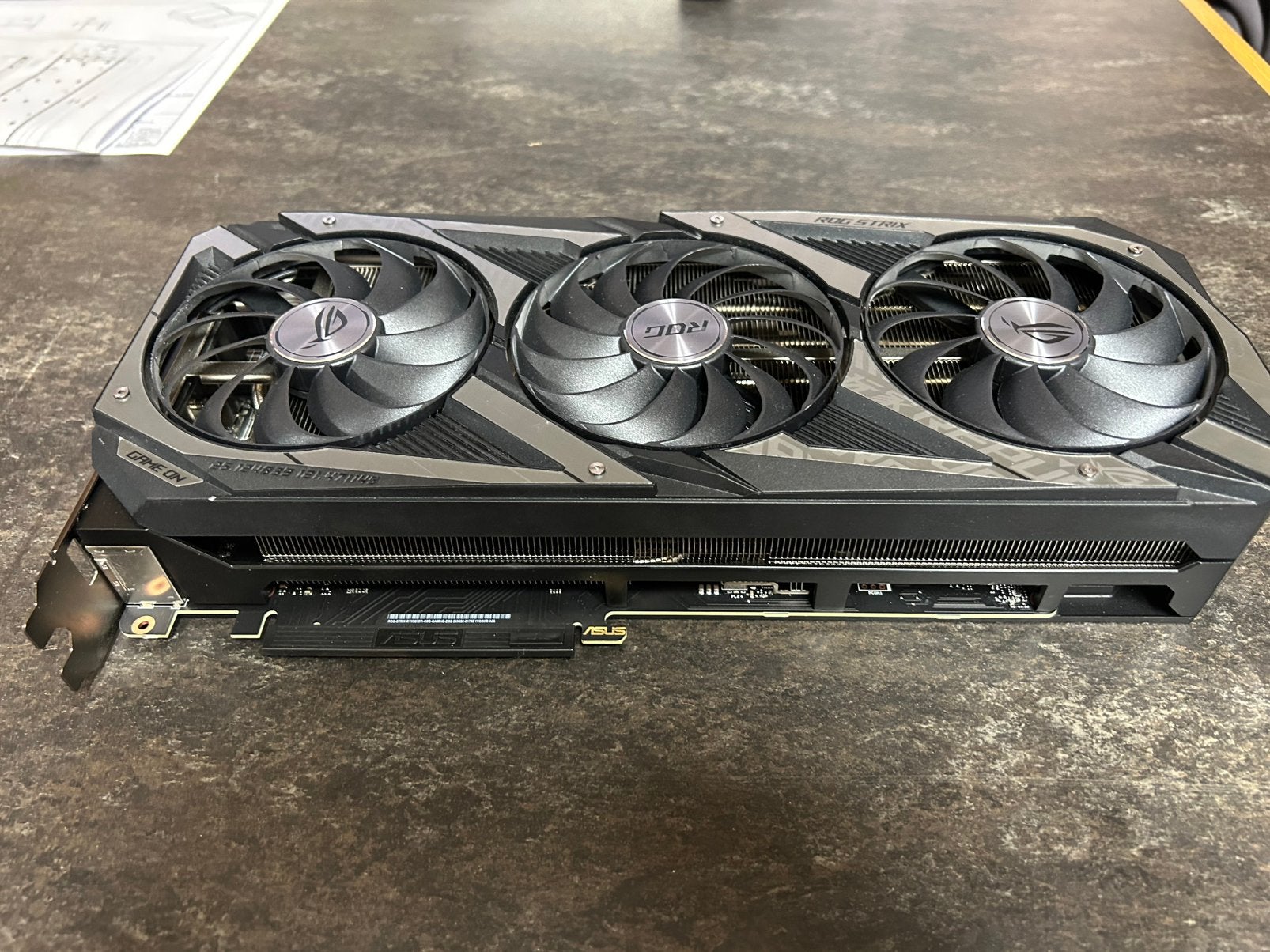 Asus rog strix 3070 ti geforce rtx, Ophalen, Zo goed als nieuw, GDDR6, PCI-Express 4