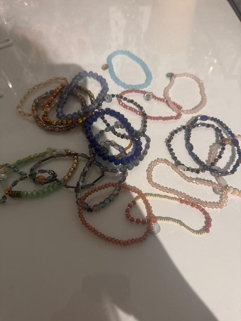 Mooie Bijoux Armbanden - Nu €3,00 per stuk!, Overige materialen, Gebruikt, Blauw, Ophalen of Verzenden
