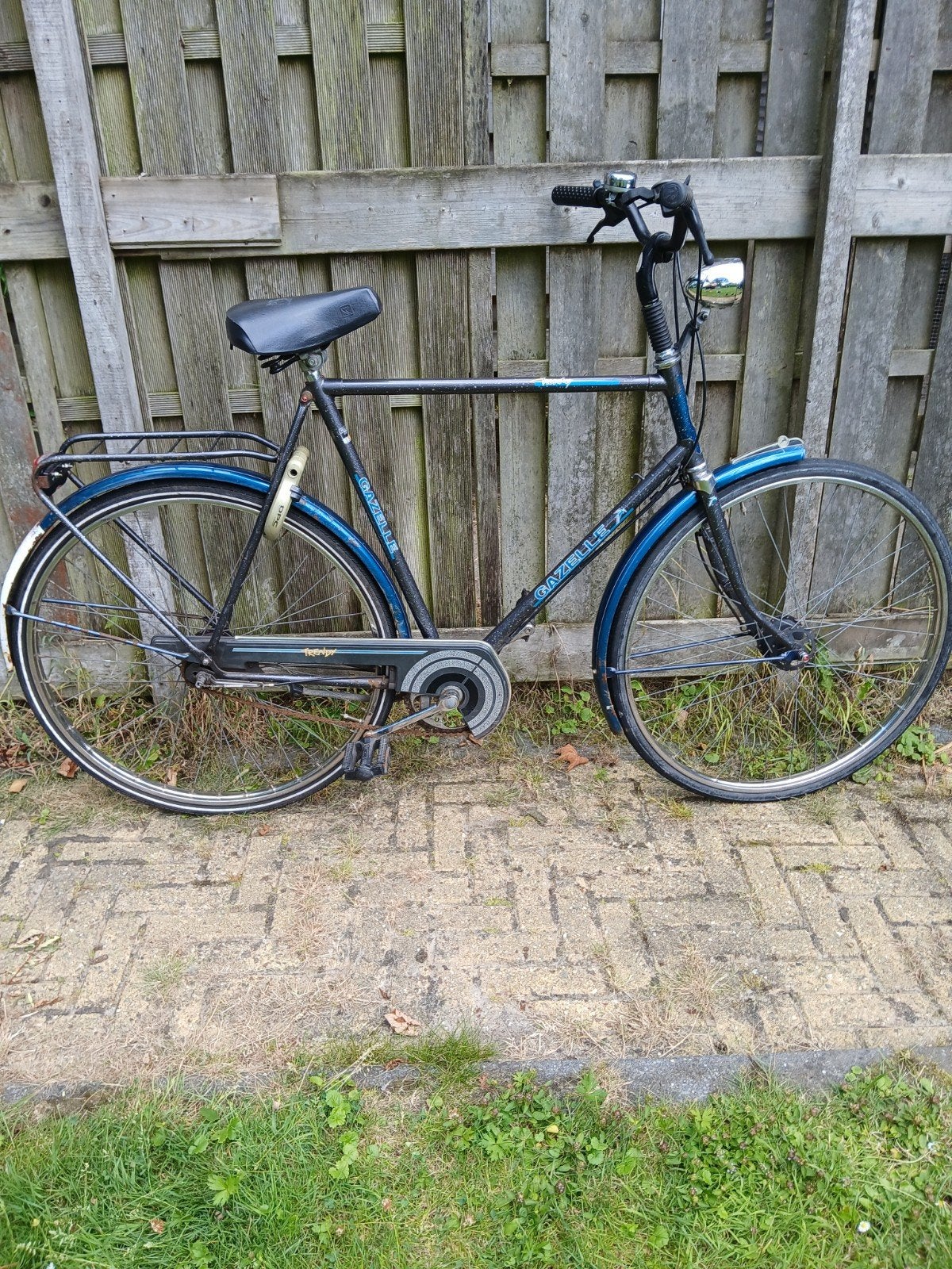 gazelle herenfiets 28 inch, Fietsen en Brommers, Ophalen, Gebruikt, Versnellingen, 61 tot 65 cm
