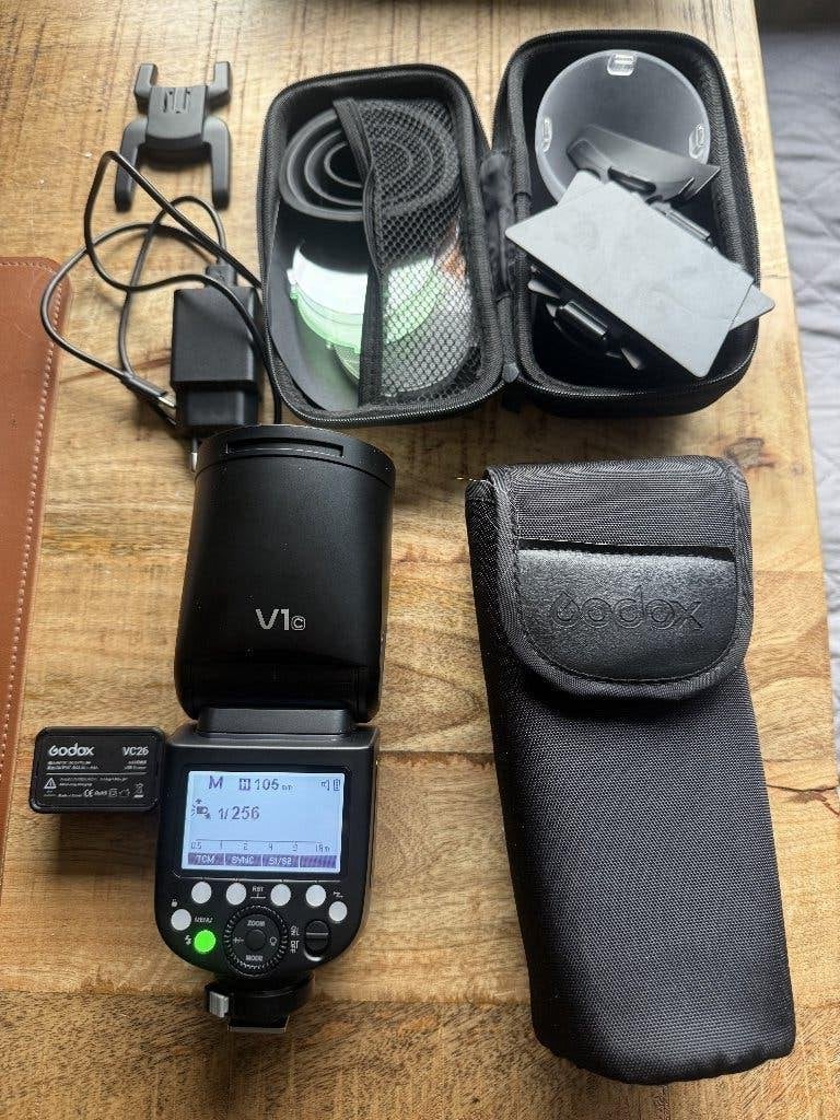 godox flitser VB26 speedlite V1, Ophalen, Externe flitser, Zo goed als nieuw, Godox