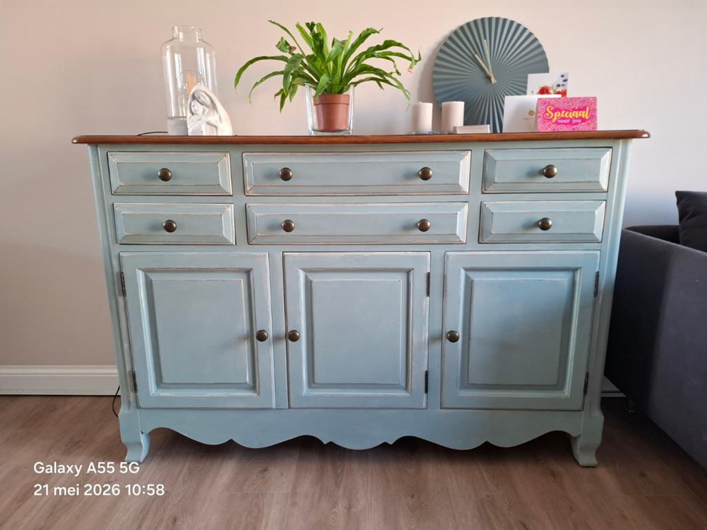 Dressoir in vintage kleur, Huis en Inrichting, Ophalen of Verzenden, 25 tot 50 cm
