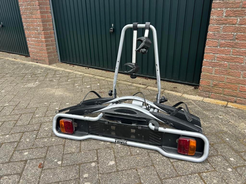 Thule fietsendrager / 2 fietsen, Auto diversen, Fietsendragers, Ophalen, 2 fietsen, Gebruikt, Trekhaakdrager