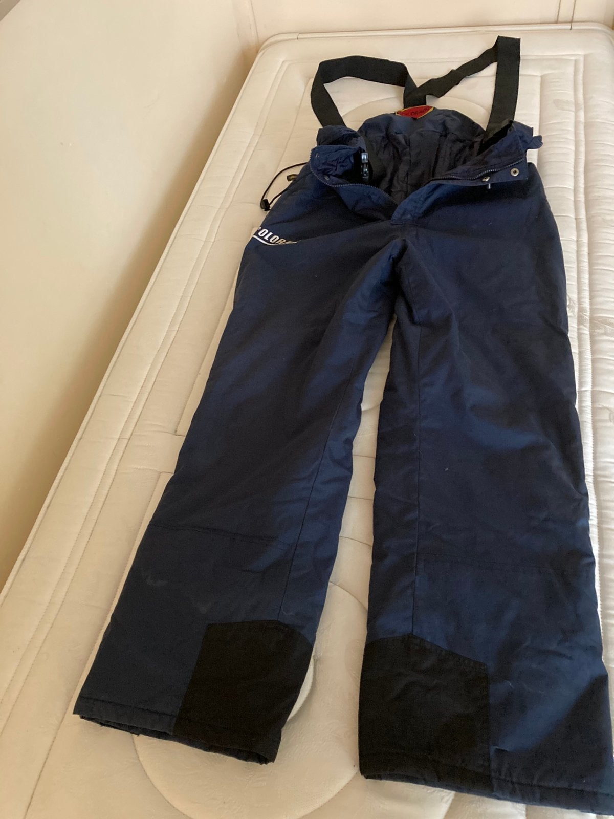 Skibroek blauw maat XL, Ophalen, Zo goed als nieuw, Maat 56/58 (XL), Broek