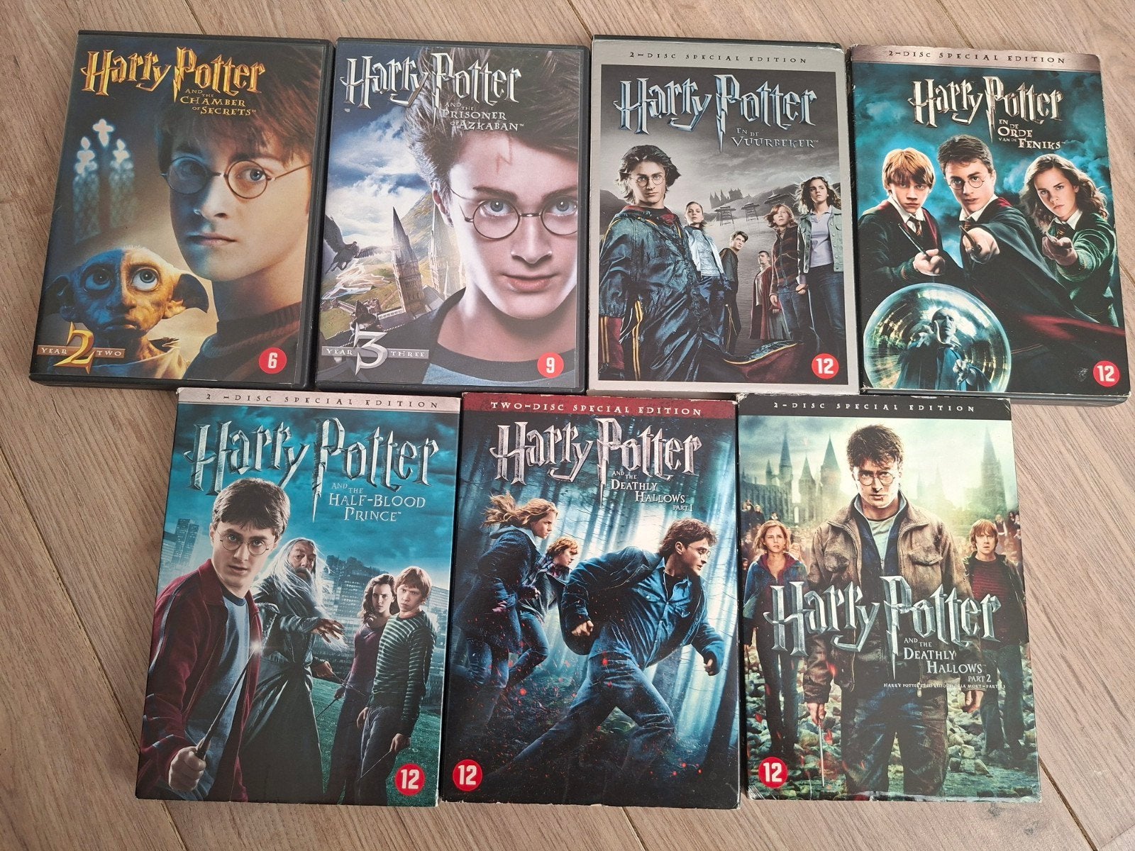 Harry Potter DVD Collectie (7 Films / Special Editions), Ophalen