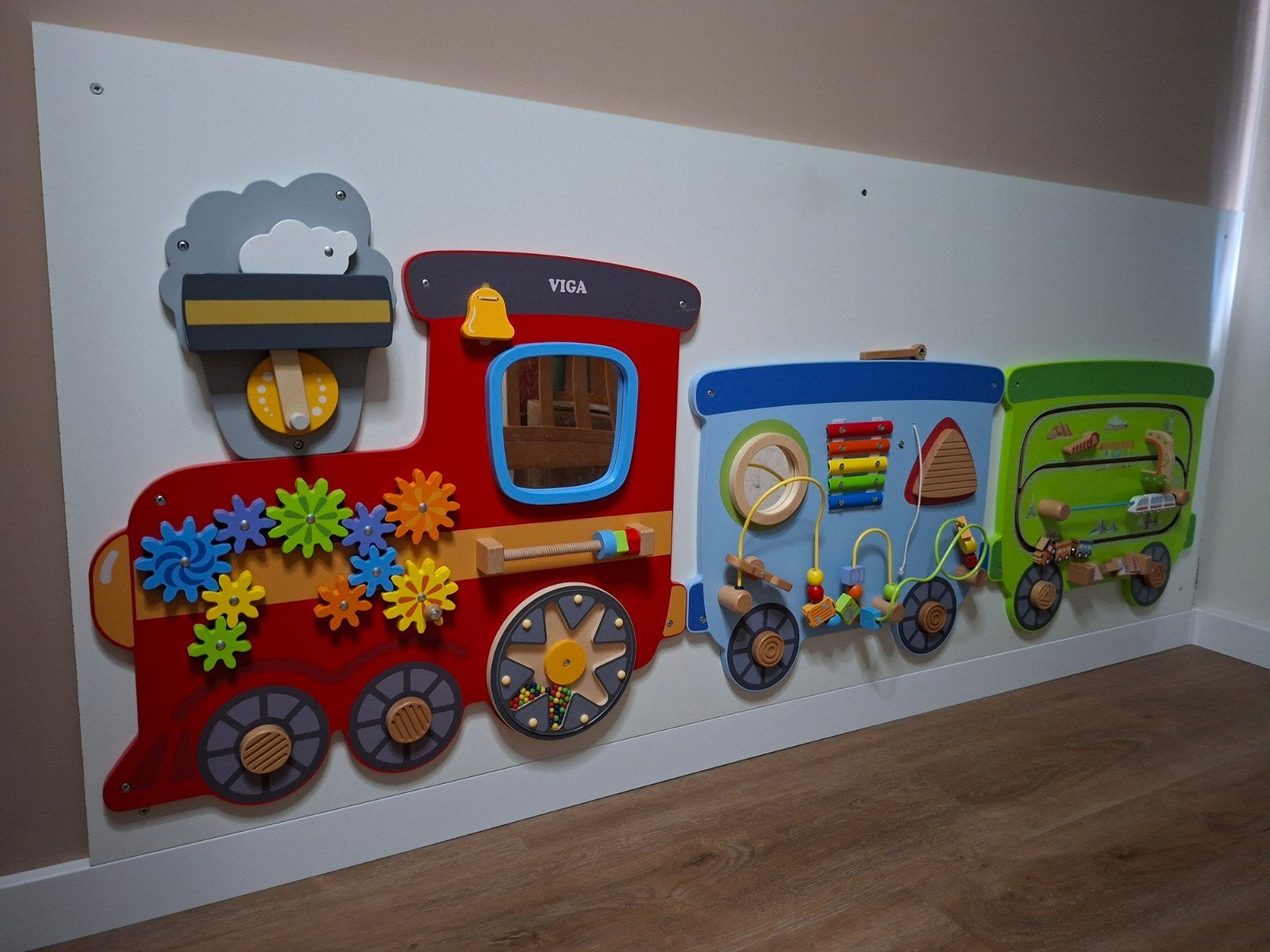 Viga toys activiteitenbord trein, Ophalen, Gebruikt, Ontdekken, Met geluid