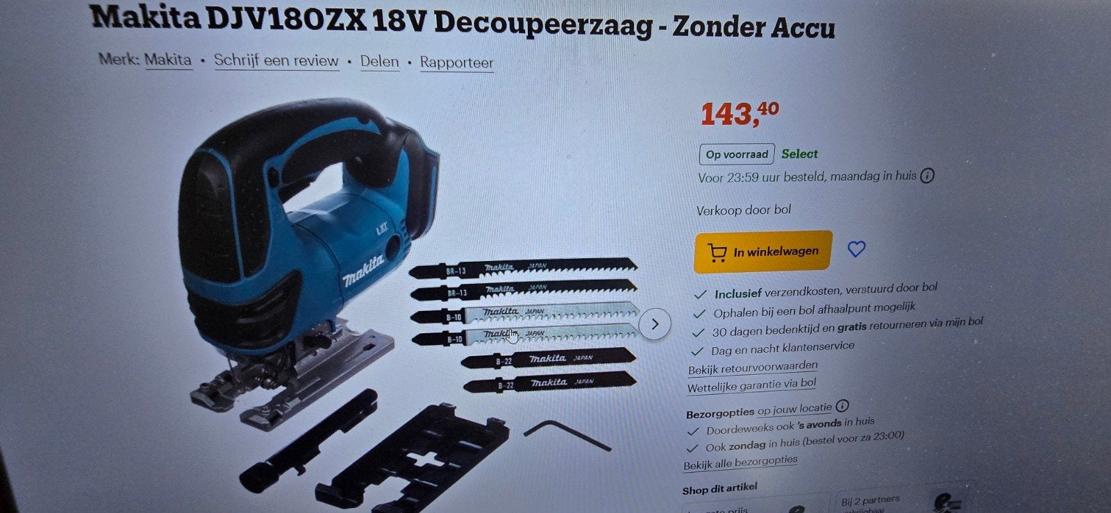 makita Decopeer zaag, Ophalen of Verzenden, Nieuw