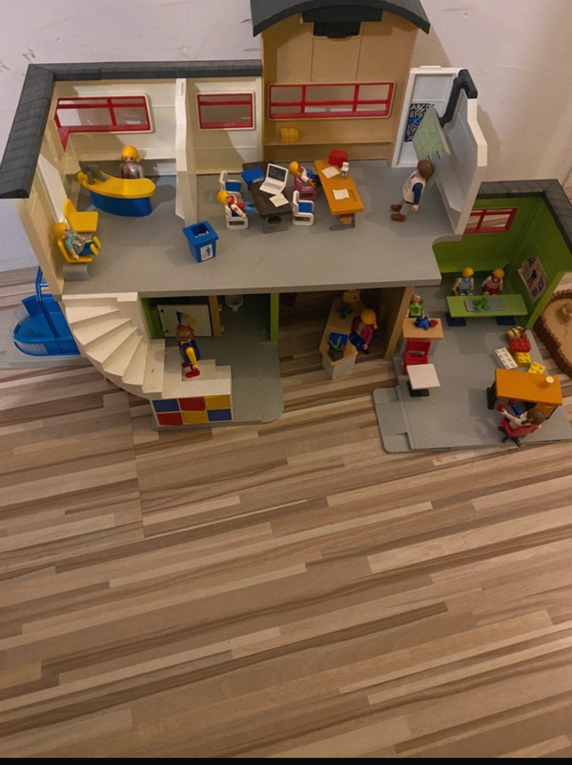 Playmobil School - Complete Set met Figuren en Accessoires, Kinderen en Baby's, Gebruikt, Gebouw, Complete set, Ophalen of Verzenden