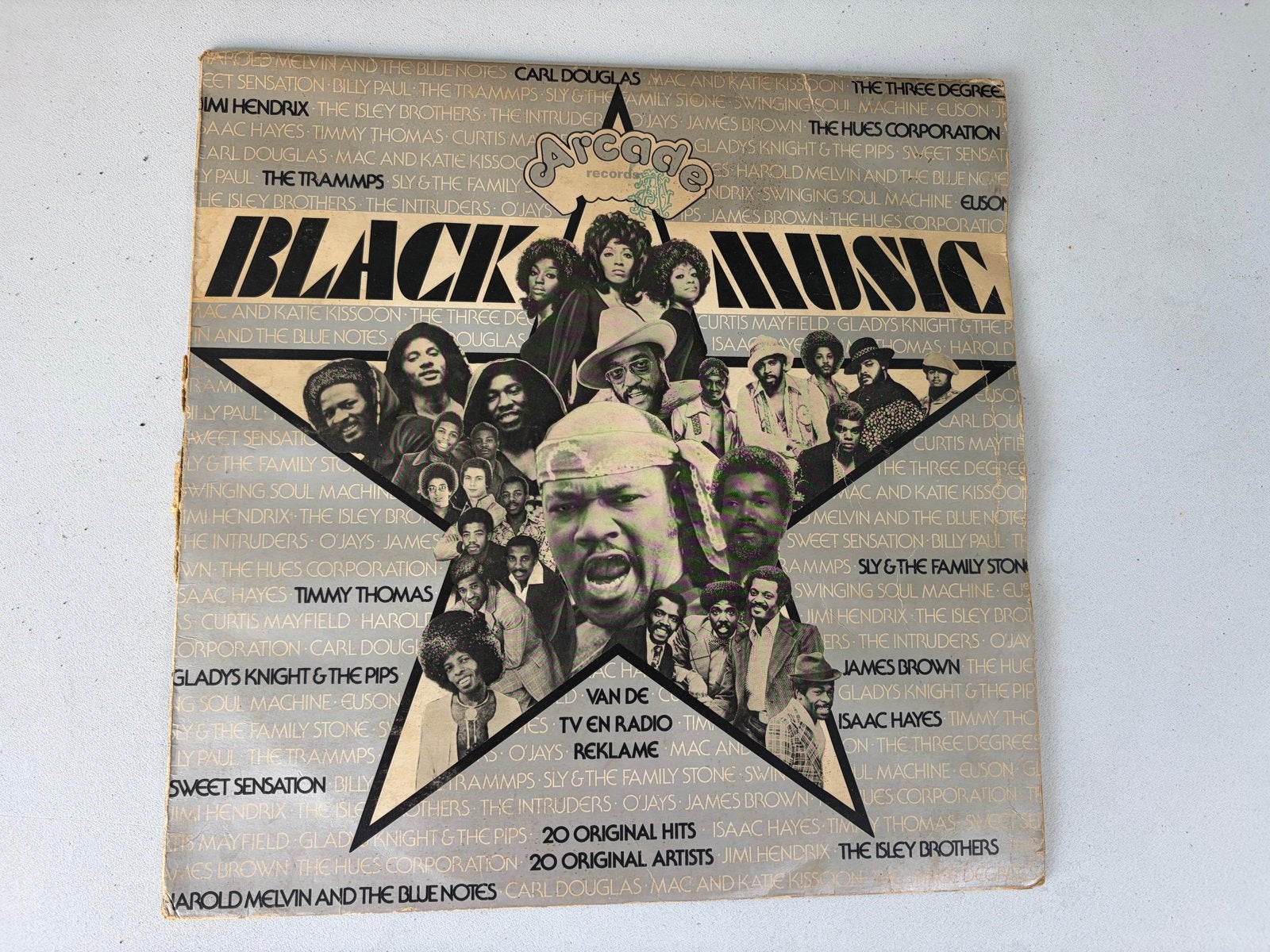 Black Music - Arcade Records LP (Diverse Artiesten), Complilatie, Ophalen of Verzenden, Gebruikt, 12 inch