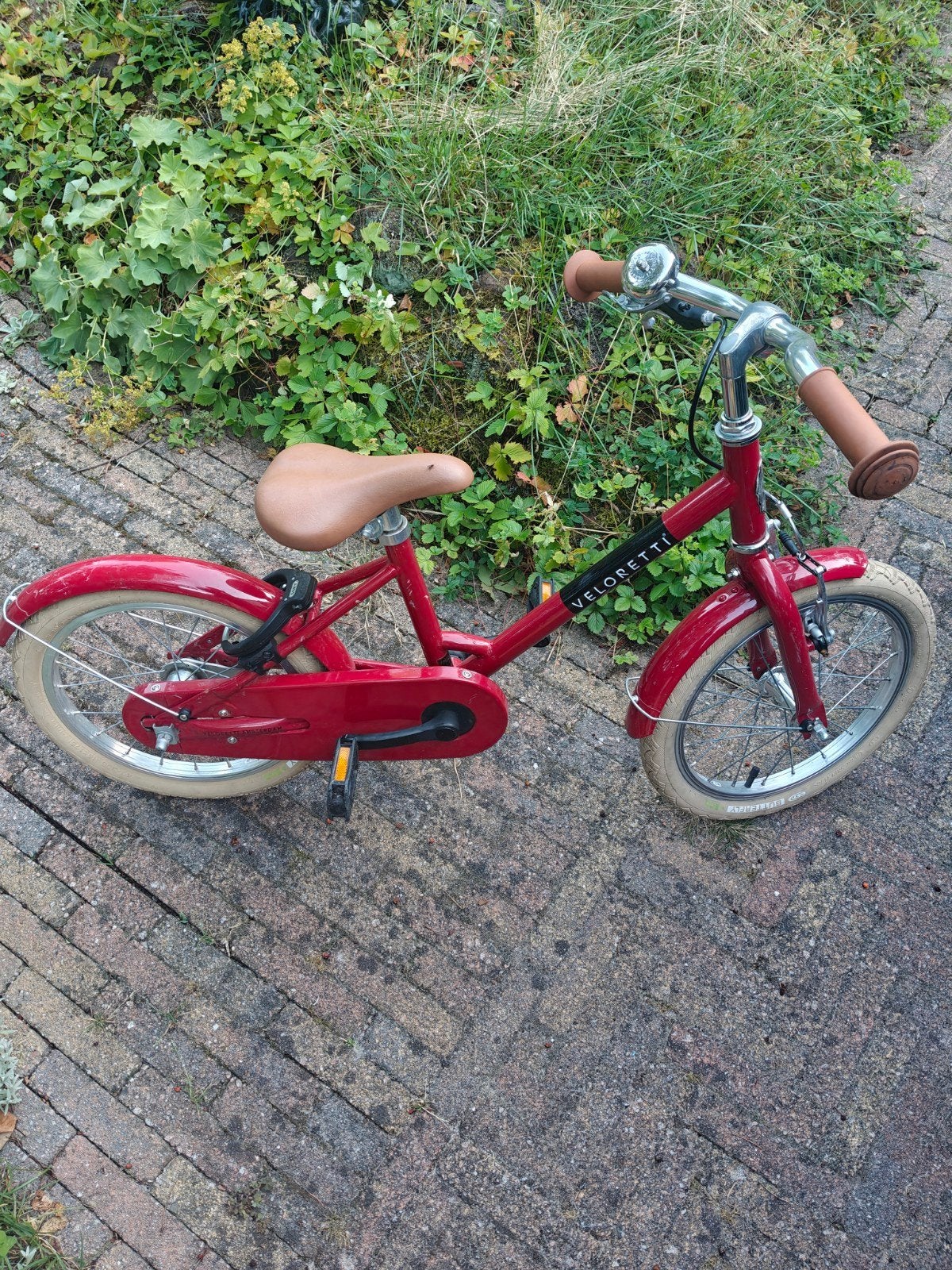 Nette Veloretti Maxi kinderfiets rood, Ophalen, Terugtraprem, 16 tot 20 inch, Veloretti