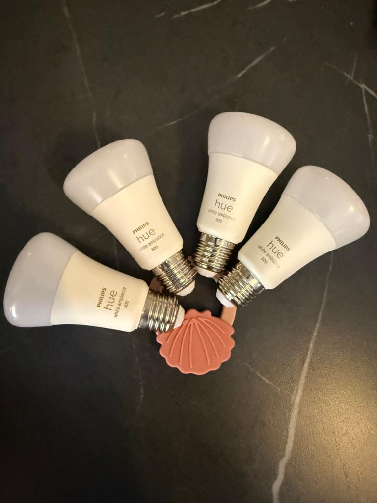 4x Philips Hue White Ambiance E27 LED Lampen, Ophalen, Led-lamp, Minder dan 30 watt, E27 (groot)