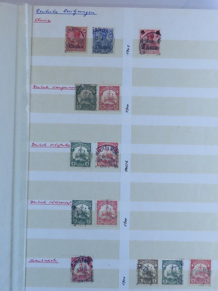 KLASSIEK/OUD WERELD in stockboek - o.a.leuk USA - (E761) 1/3, Ophalen of Verzenden, Buitenland