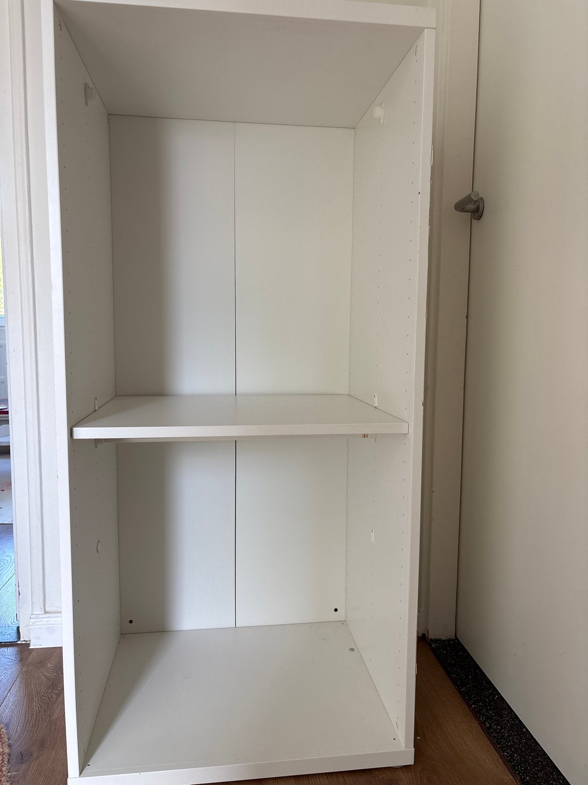 Witte kledingkast met hangruimte, Kinderen en Baby's, Ophalen, Gebruikt, 50 tot 70 cm, 105 cm of meer